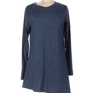 Halife Blue Long Sleeve Tunic Top Size Medium